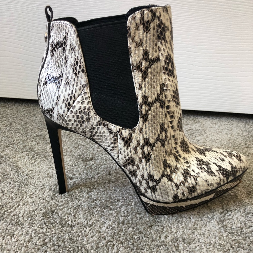 Michael Kors Snakeskin Heel Boots